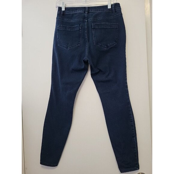 J Jill Denim Womens Jeans Size 6 Blue Premium Flex High Rise Leggings Stretch - Picture 4 of 6